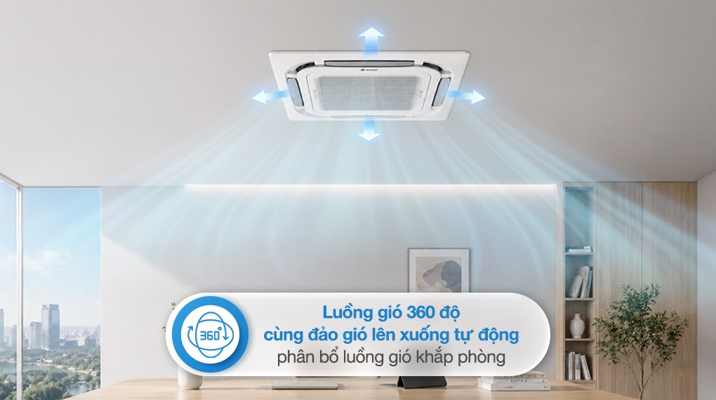 Máy lạnh âm trần Gree Inverter 2.5 HP GCC24S6I-GMC24S6I