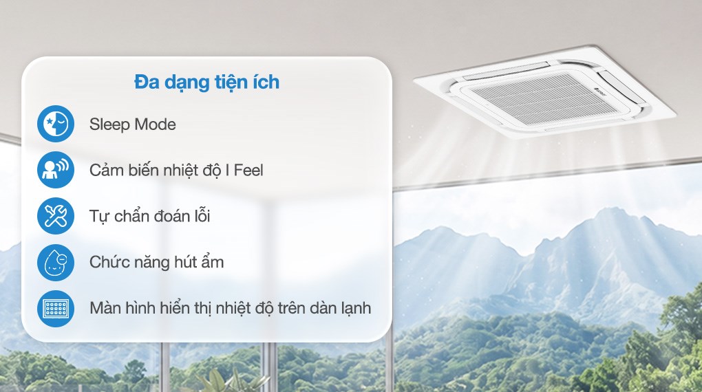 Máy lạnh âm trần Gree Inverter 4 HP GCC36S6IA-GMC36S6IA