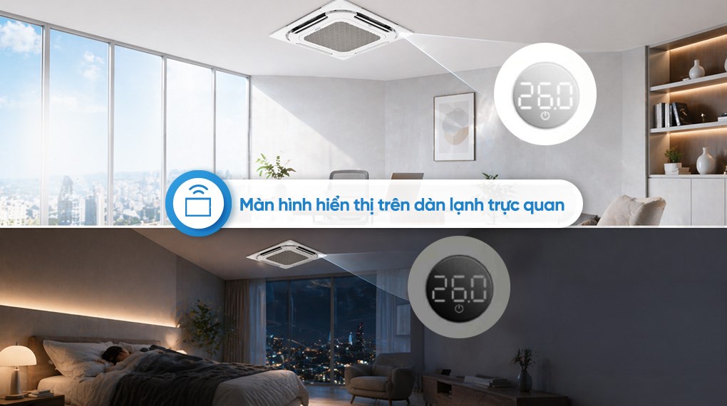 Máy lạnh âm trần Casper Inverter 2.5 HP CC-24IS36