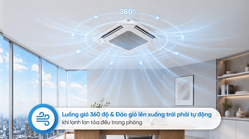 Máy lạnh âm trần Casper Inverter 5 HP CC-48IS36 (3 pha)