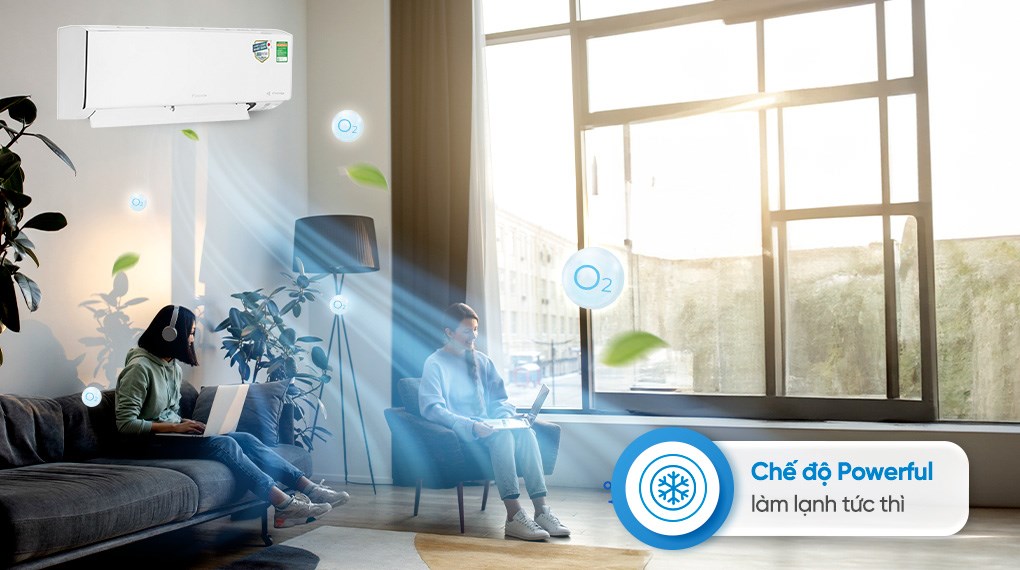 Máy lạnh 2 chiều Daikin Inverter 1 HP FTHF25XVMV