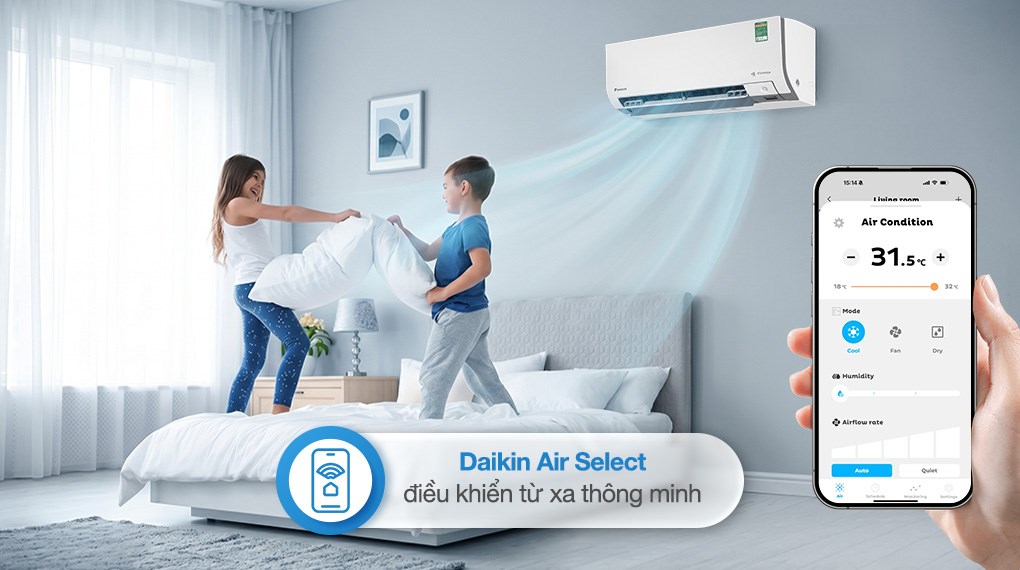 Máy lạnh Daikin Inverter 1 HP FTKM25AVMV