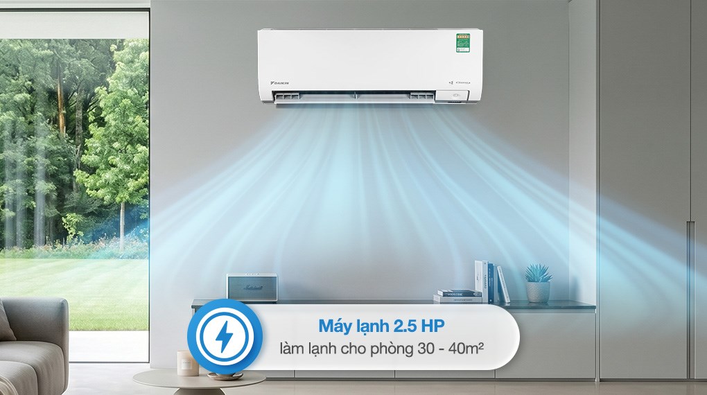 Máy lạnh Daikin Inverter 2.5 HP FTKM60AVMV