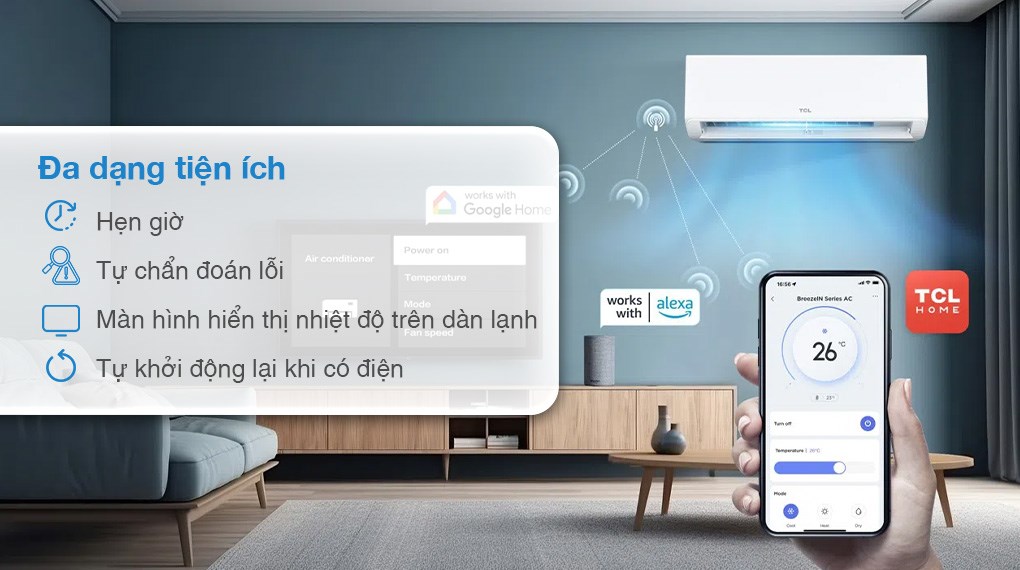 Máy lạnh TCL Inverter 1 HP TAC-BR10CSV/TB