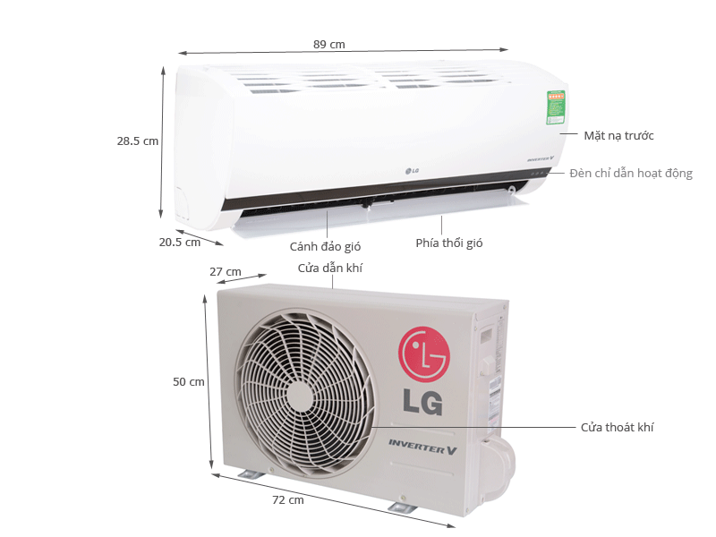 Máy lạnh LG V13ENB 1.5 Hp