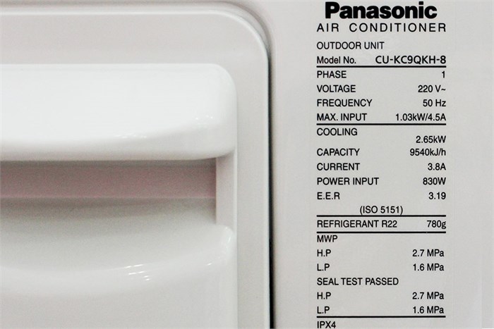 Máy lạnh Panasonic 1 HP CU/CS-KC9QKH-8 Màu Trắng