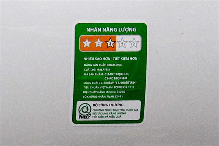 Máy lạnh Panasonic 2 HP CU/CS-KC18QKH-8 Màu Trắng