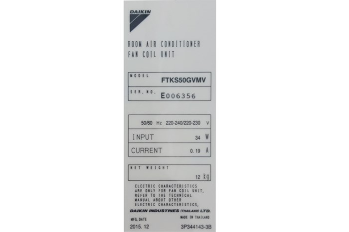 Máy lạnh Daikin Inverter 2 HP FTKS50GVMV