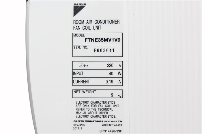 Máy lạnh Daikin 1.5 HP FTNE35MV1V9 Màu Trắng