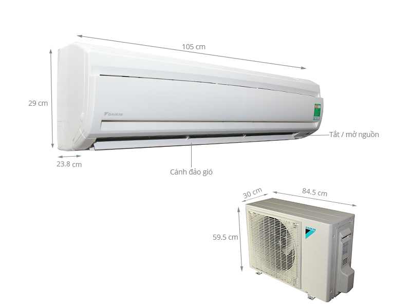 Thông số kỹ thuật Máy lạnh Daikin 2 HP FTNE50MV1V