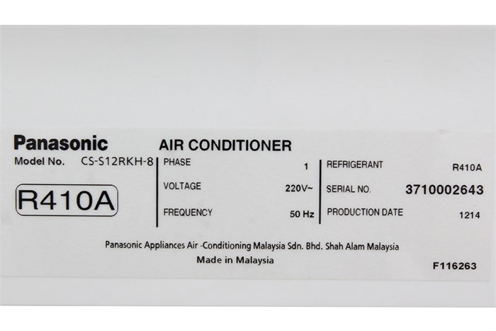 Điều hòa Panasonic Inverter 11300 BTU CU/CS-S12RKH-8 Màu Trắng