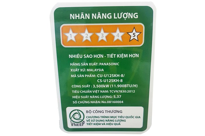 Điều hòa Panasonic Inverter 11300 BTU CU/CS-S12RKH-8 Màu Trắng