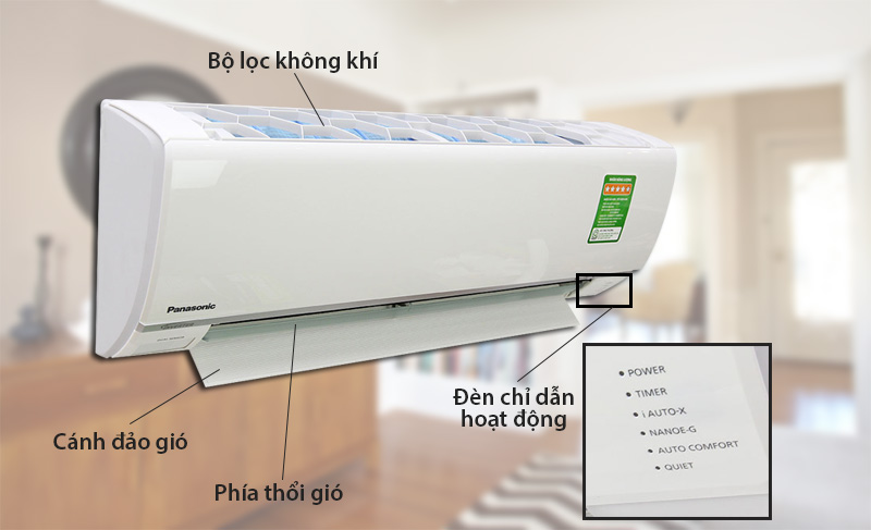 Máy lạnh có thiết kế sang trọng, tinh tế