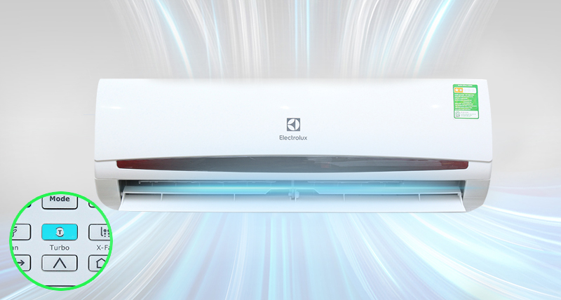 Chế độ làm lạnh Turbo trên máy lạnh Electrolux 1 HP ESM09CRF D4