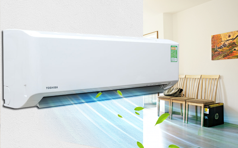 Điều hòa Toshiba 1 HP RAS-H10S3KS-V có thiết kế gọn nhẹ và đơn giản