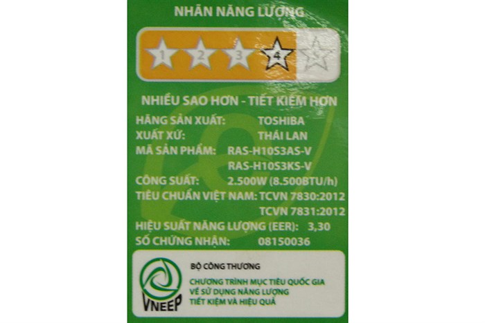 Máy lạnh Toshiba 1 HP RAS-H10S3KS-V Màu Trắng