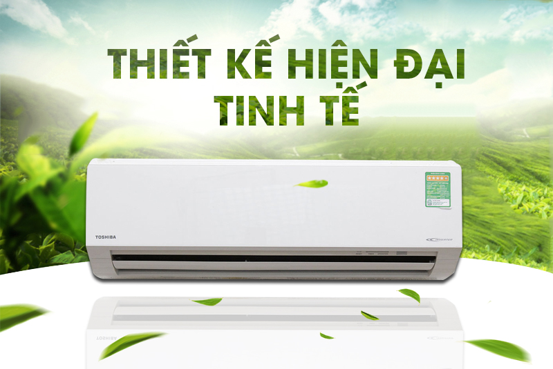 Thiết kế tinh tế, hiện đại của máy lạnh Toshiba RAS-H10G2KCV-V