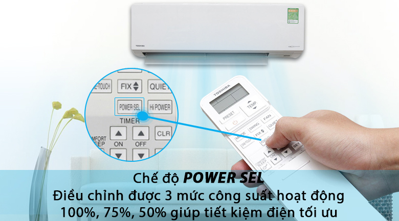 Máy lạnh Toshiba Inverter 1.5 HP RAS-H13G2KCV-V