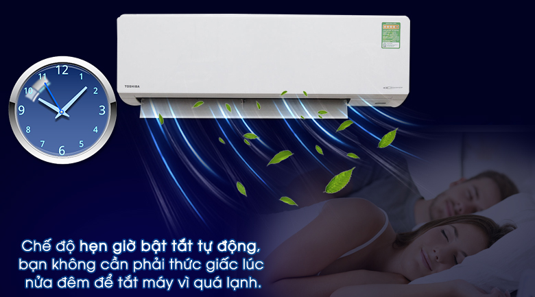 Máy lạnh Toshiba Inverter 1.5 HP RAS-H13G2KCV-V