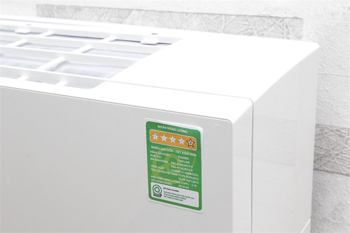 Máy lạnh Toshiba Inverter 1.5 HP RAS-H13G2KCV-V Màu Trắng