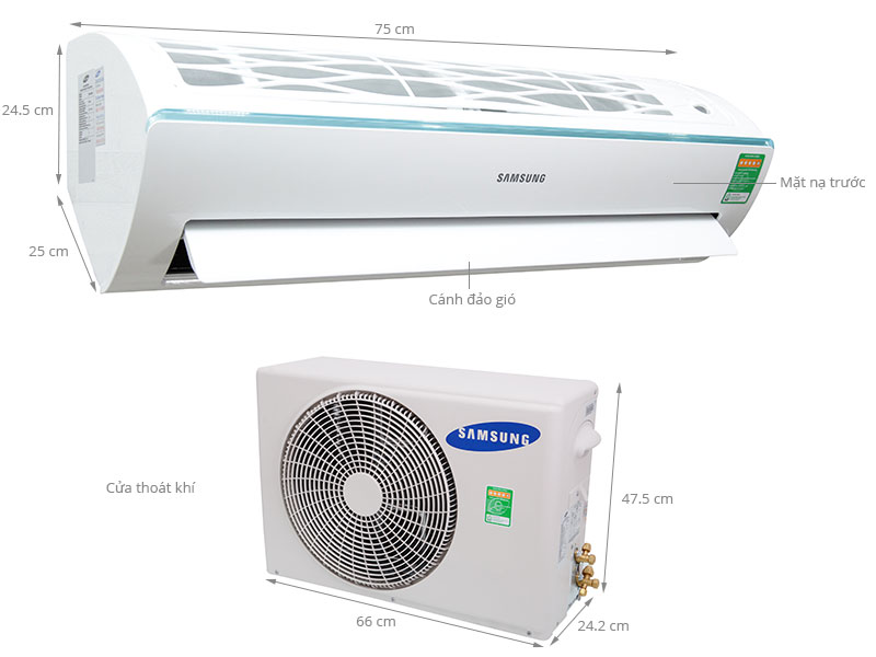 Thông số kỹ thuật Máy lạnh Samsung 1 HP AR09JCFSSURNSV