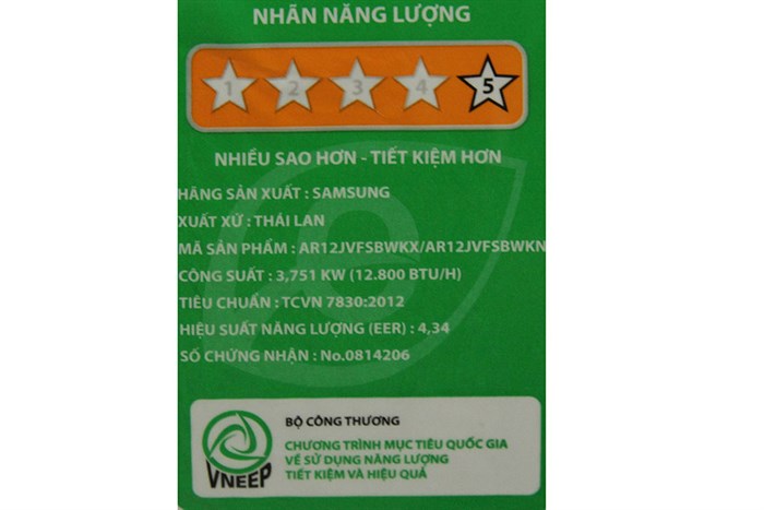 Máy lạnh Samsung Inverter 1.5 HP AR12JVFSBWKNSV Màu Trắng