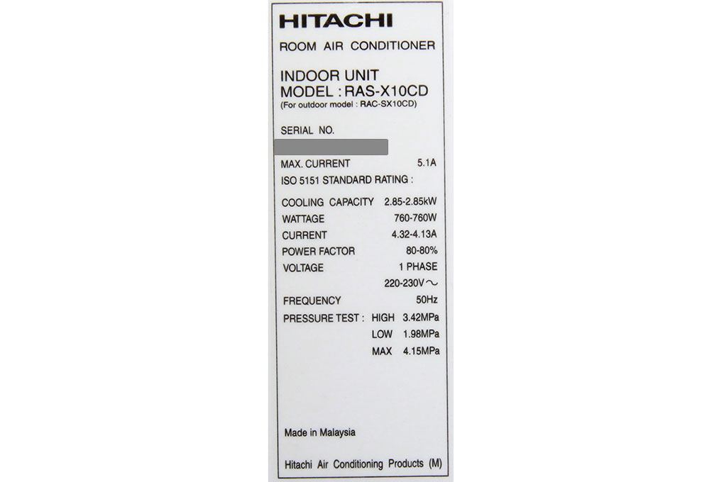 Máy lạnh Hitachi 1 HP RAS-X10CD - 13