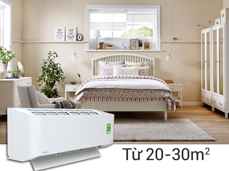 Công suất làm lạnh lên đến 2 HP giúp cho điều hòa Toshiba RAS-H18S3KS-V có khả năng làm lạnh tốt nhất trong phòng có từ 20 đến 30 diện tích Công suất làm lạnh lên đến 2 HP giúp cho điều hòa Toshiba RAS-H18S3KS-V có khả năng làm lạnh tốt nhất trong phòng có từ 20 đến 30 diện tích