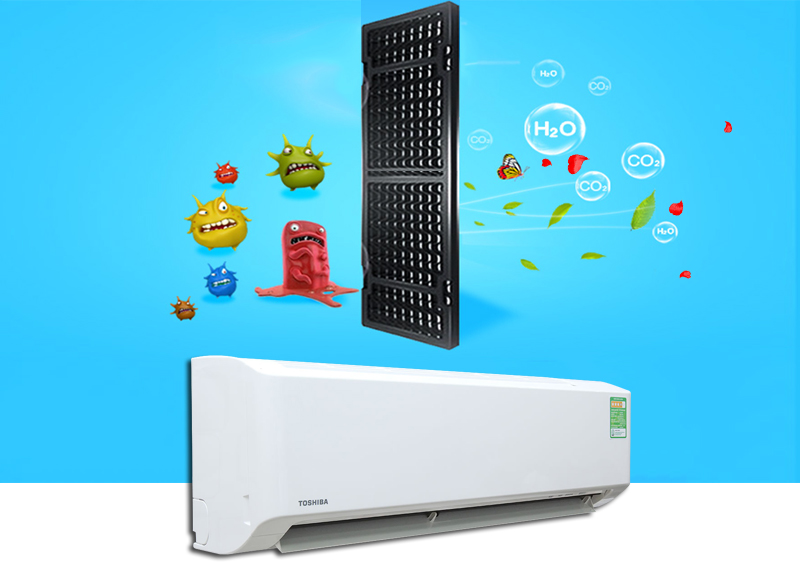 Bộ lọc chống nấm mốc của điều hòa Toshiba 2 HP RAS-H18S3KS-V Bộ lọc chống nấm mốc của điều hòa Toshiba 2 HP RAS-H18S3KS-V