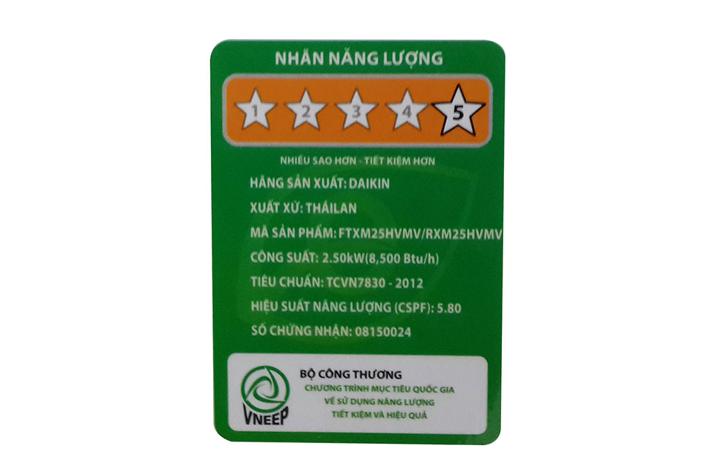 Điều hòa 2 chiều Daikin Inverter 1 HP FTXM25HVMV Màu Trắng