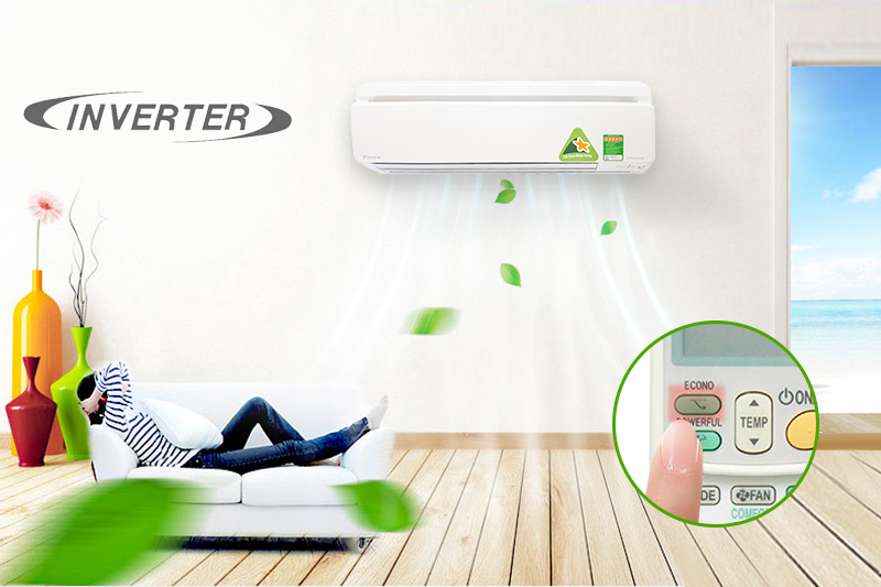 Với máy biến tần Inverter, điều hòa 2 chiều 1 HP Daikin FTXM25HVMV sẽ vừa được bổ sung khả năng làm lạnh nhanh và mạnh mẽ, vừa giúp tránh hao phí điện năng Với máy biến tần Inverter, điều hòa 2 chiều 1 HP Daikin FTXM25HVMV sẽ vừa được bổ sung khả năng làm lạnh nhanh và mạnh mẽ, vừa giúp tránh hao phí điện năng