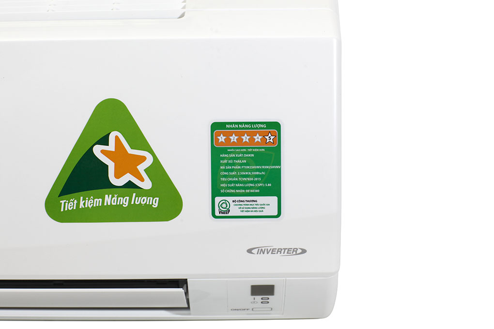 Điều hòa 2 chiều Daikin Inverter 1 HP FTXM25HVMV Màu Trắng
