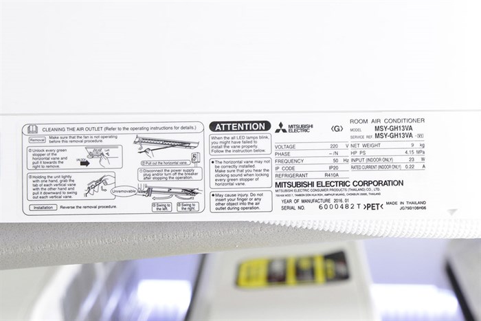 Máy lạnh Mitsubishi Electric Inverter 1.5 HP MSY GH13VA Màu Trắng