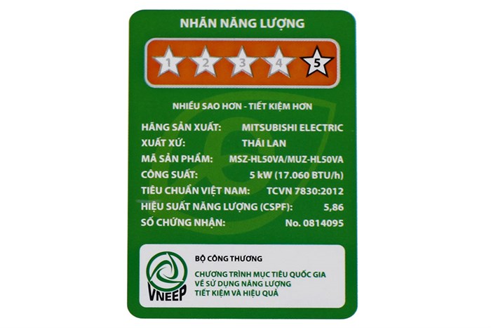 Điều hòa Mitsubishi Electric Inverter 2 HP MSZ-HL50VA Màu Trắng