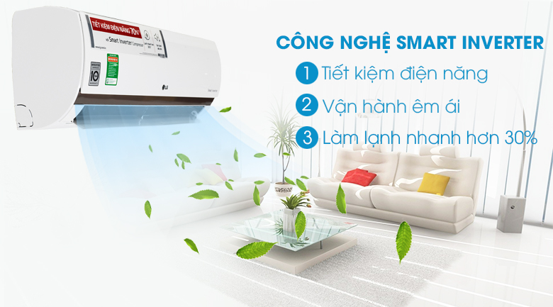 Điều hòa 2 chiều LG Inverter 1.5 HP B13ENC