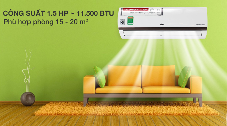 Điều hòa 2 chiều LG Inverter 1.5 HP B13ENC
