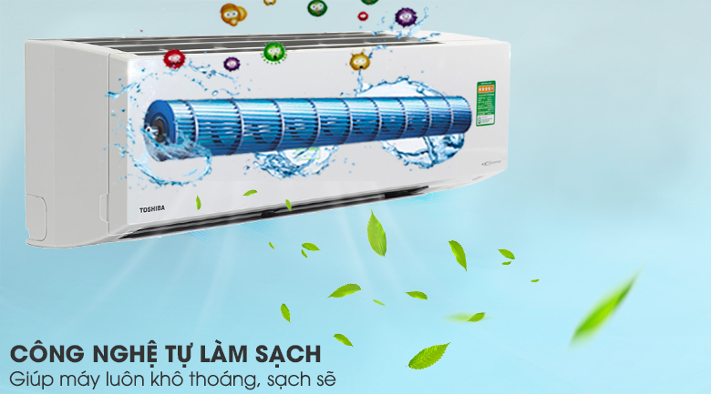 Điều hòa 2 chiều Toshiba Inverter 1 HP RAS-H10S3KV-V