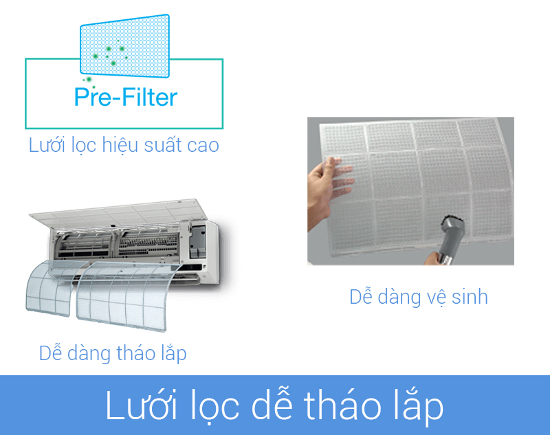 Bộ lọc chống nấm mốc dễ tháo lắp Bộ lọc chống nấm mốc dễ tháo lắp