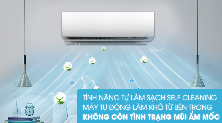 Máy lạnh Toshiba Inverter 1 HP RAS-H10G2KCVP-V