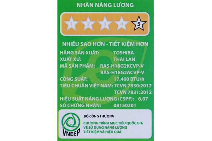 Máy lạnh Toshiba Inverter 2 HP RAS-H18G2KCVP-V Màu Trắng