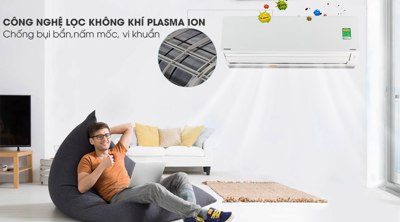 Điều hòa 2 chiều Toshiba Inverter 1 HP RAS-H10G2KVP-V