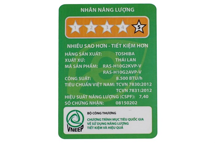 Điều hòa 2 chiều Toshiba Inverter 1 HP RAS-H10G2KVP-V Màu Trắng
