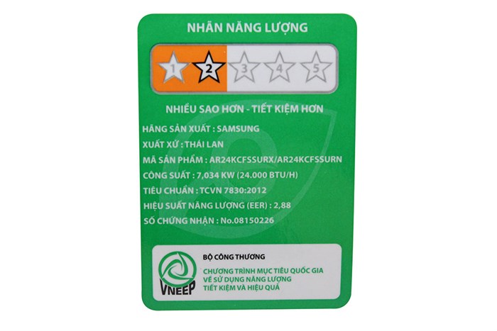 Máy lạnh Samsung 2.5 HP AR24KCFSSURNSV Màu Trắng