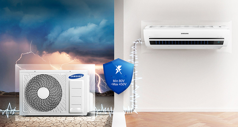 Bảo vệ ổn áp và tự điều chỉnh khi hiệu điện thế tăng đột ngột. Bảo vệ ổn áp và tự điều chỉnh khi hiệu điện thế tăng đột ngột.