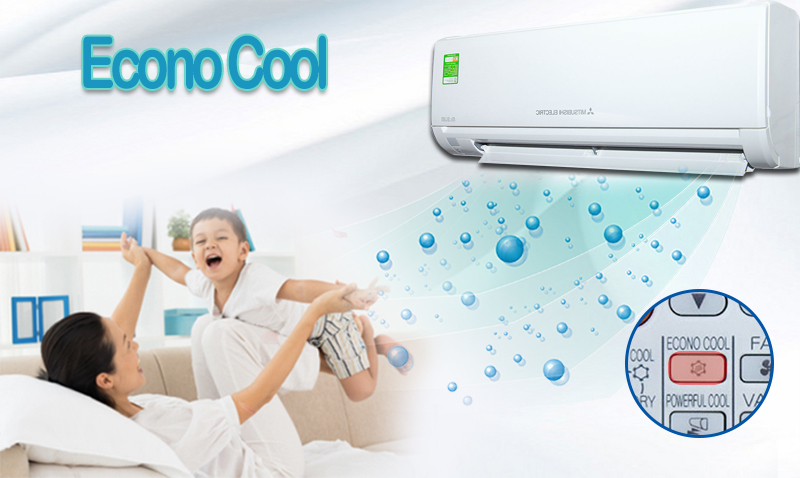 Econo Cool của máy lạnh Mitsubishi Electric MS-HL50VC