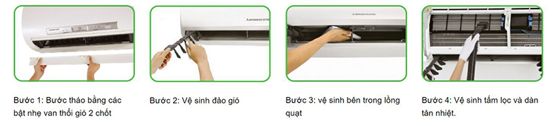 Công nghệ Easy Clean vệ sinh dễ dàng Công nghệ Easy Clean vệ sinh dễ dàng