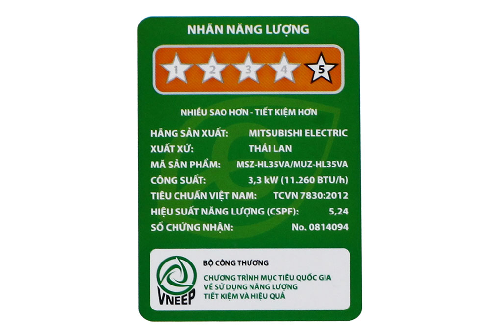 Điều hòa Mitsubishi Electric Inverter 1.5 HP MSZ-HL35VA Màu Trắng