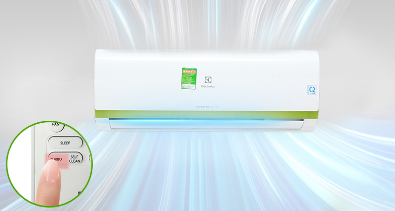 Làm lạnh nhanh với nút bấm Turbo