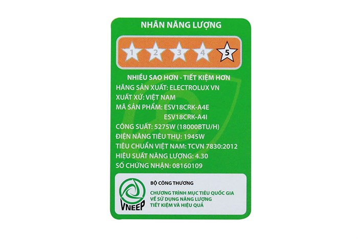 Máy lạnh Electrolux Inverter 2 HP ESV18CRK-A4