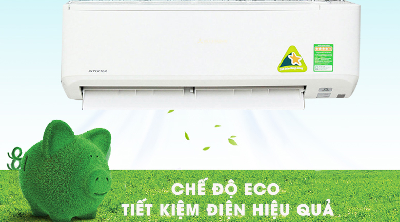 Chế độ ECO tiết kiệm điện - Máy lạnh Mitsubishi Heavy Inverter 2 HP SRK18YN-S5 Chế độ ECO tiết kiệm điện - Máy lạnh Mitsubishi Heavy Inverter 2 HP SRK18YN-S5